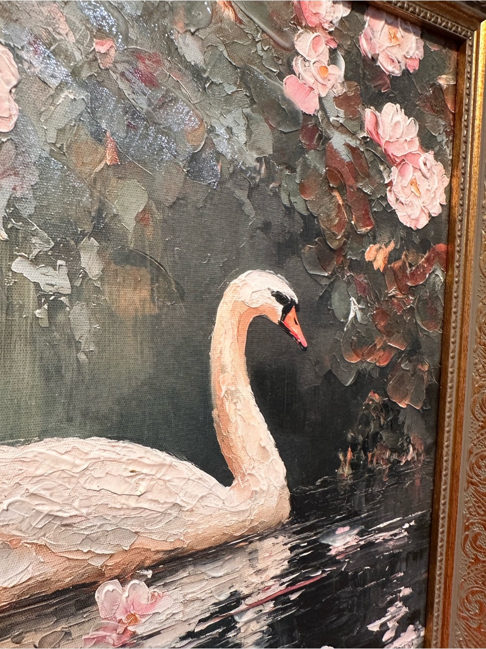 15x15” Swan lake art - Picture 5 of 16